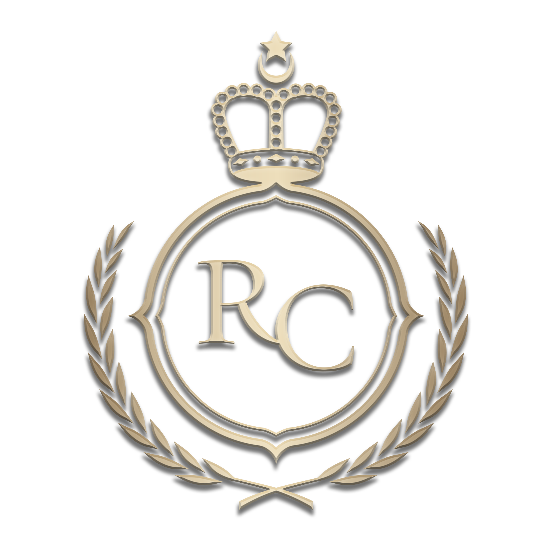 Logo RCCG Group with letters RG inside a crown and laurel circle – the parent holding company of the Royal Ecosystem and Royal Platforms, a premium private multi-family wealth management office overseeing all Royal brands.